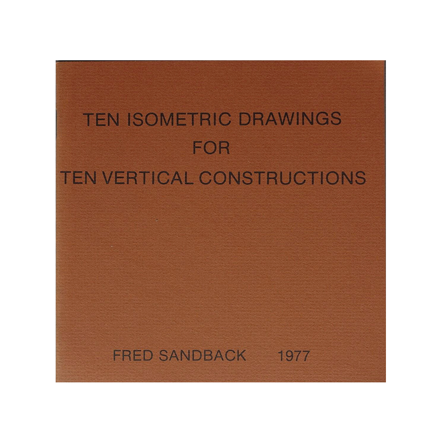 Fred Sandback 10 Isometric Drawings